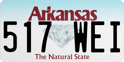 AR license plate 517WEI