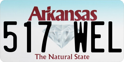 AR license plate 517WEL