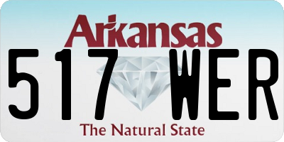 AR license plate 517WER