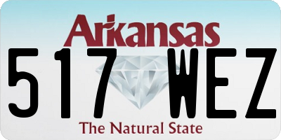 AR license plate 517WEZ