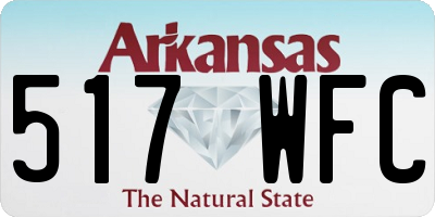 AR license plate 517WFC