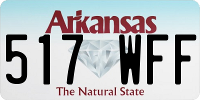 AR license plate 517WFF