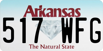 AR license plate 517WFG