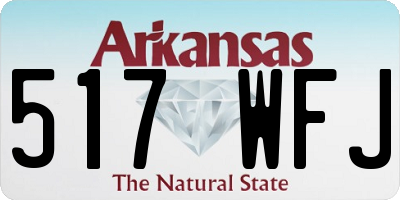 AR license plate 517WFJ