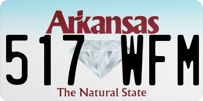 AR license plate 517WFM