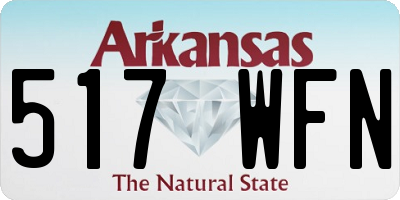 AR license plate 517WFN