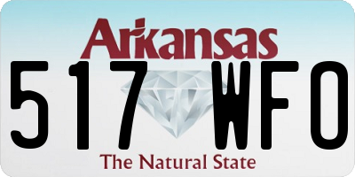 AR license plate 517WFO