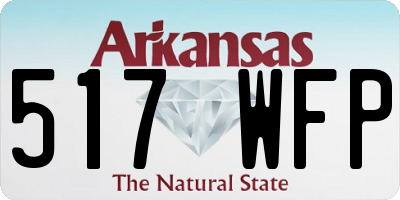 AR license plate 517WFP