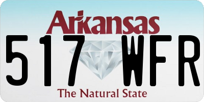 AR license plate 517WFR