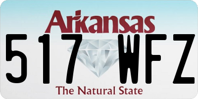 AR license plate 517WFZ