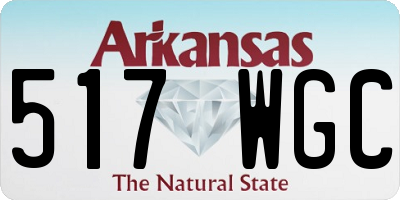 AR license plate 517WGC