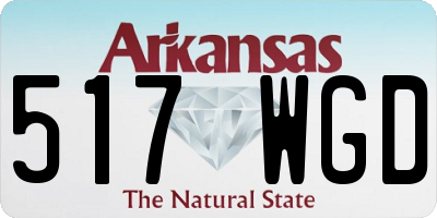 AR license plate 517WGD