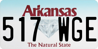 AR license plate 517WGE