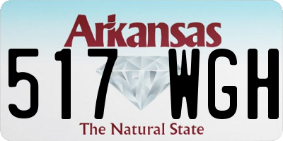 AR license plate 517WGH