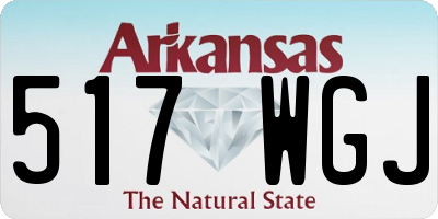 AR license plate 517WGJ