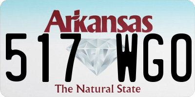 AR license plate 517WGO