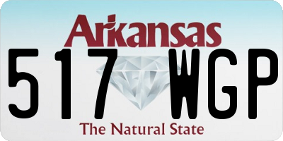 AR license plate 517WGP