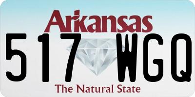 AR license plate 517WGQ