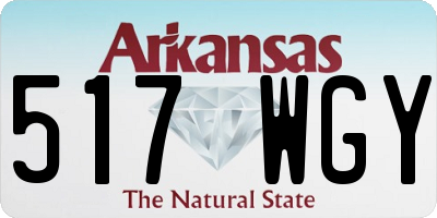 AR license plate 517WGY