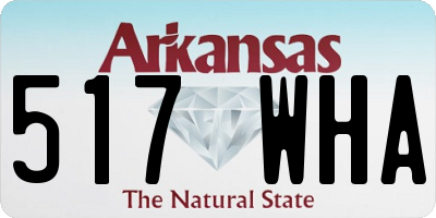 AR license plate 517WHA