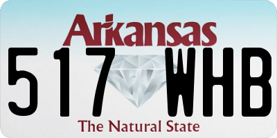 AR license plate 517WHB