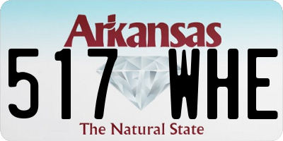AR license plate 517WHE