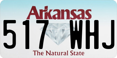 AR license plate 517WHJ