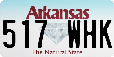 AR license plate 517WHK