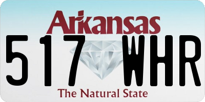 AR license plate 517WHR