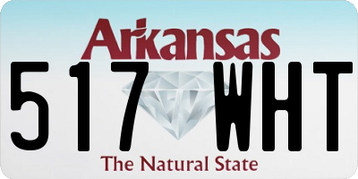 AR license plate 517WHT