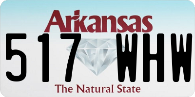AR license plate 517WHW