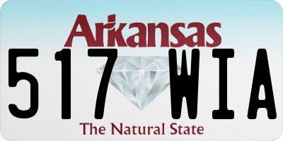 AR license plate 517WIA