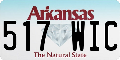 AR license plate 517WIC