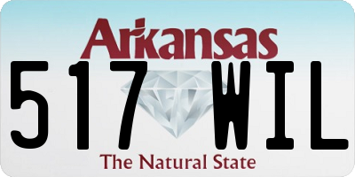 AR license plate 517WIL