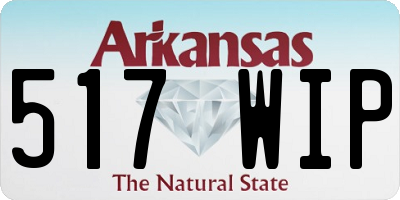AR license plate 517WIP