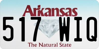 AR license plate 517WIQ