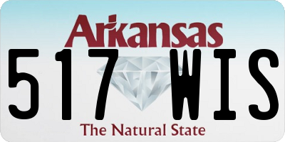 AR license plate 517WIS