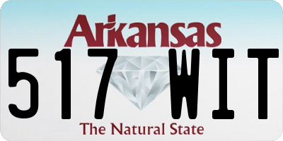 AR license plate 517WIT
