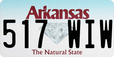 AR license plate 517WIW