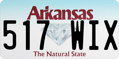 AR license plate 517WIX