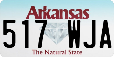 AR license plate 517WJA