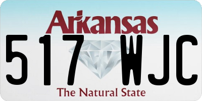 AR license plate 517WJC