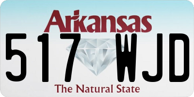 AR license plate 517WJD