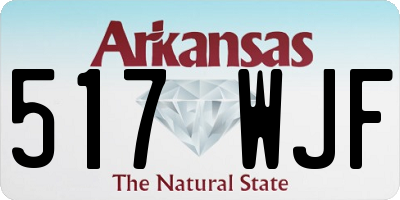 AR license plate 517WJF