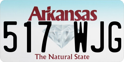 AR license plate 517WJG