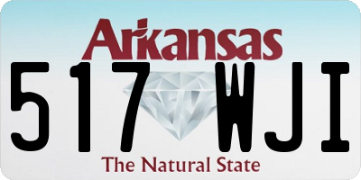 AR license plate 517WJI
