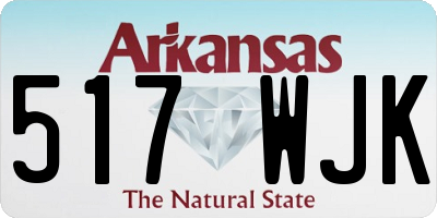 AR license plate 517WJK