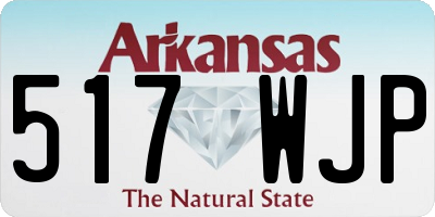 AR license plate 517WJP