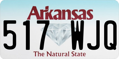 AR license plate 517WJQ
