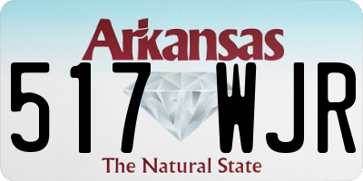 AR license plate 517WJR